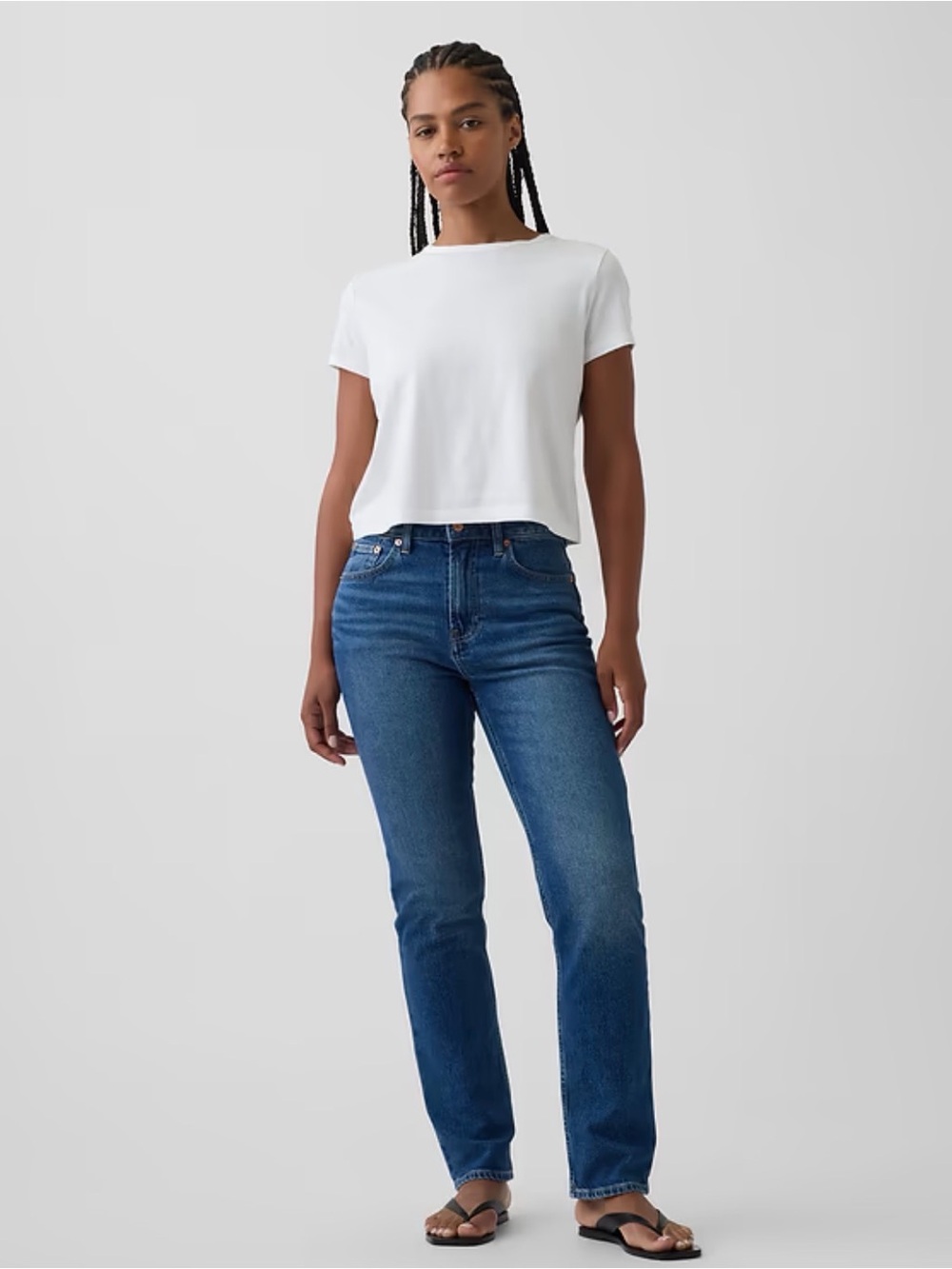 Gap Curvy 90s slim straight jeans